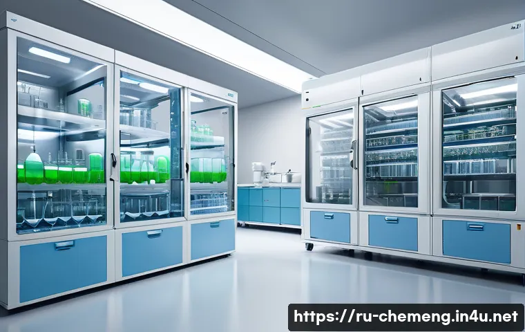 화학공정에서의 생체모방기술 - A highly detailed scientific illustration of natural enzymes acting as biological catalysts in a che...