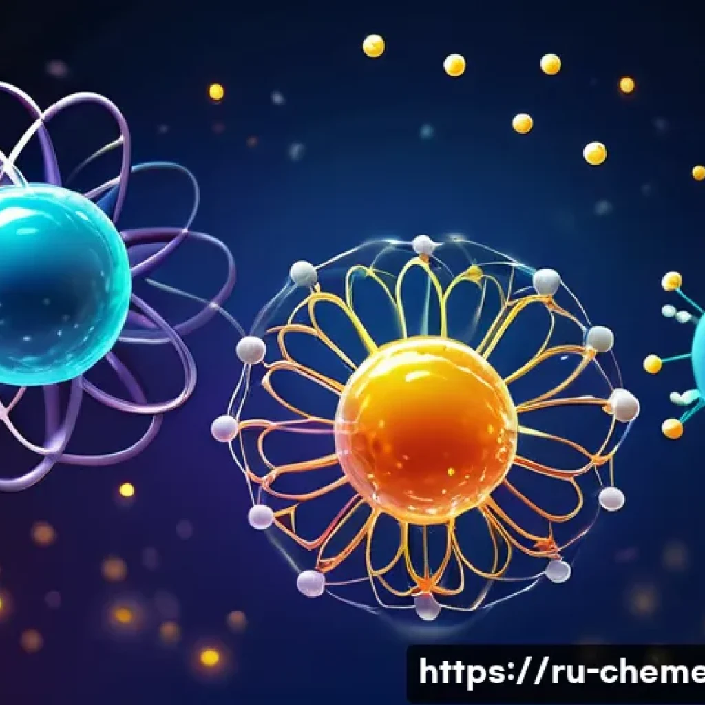 유기화학과 무기화학 - A highly detailed scientific illustration of various chemical bonds connecting atoms in molecules, f...